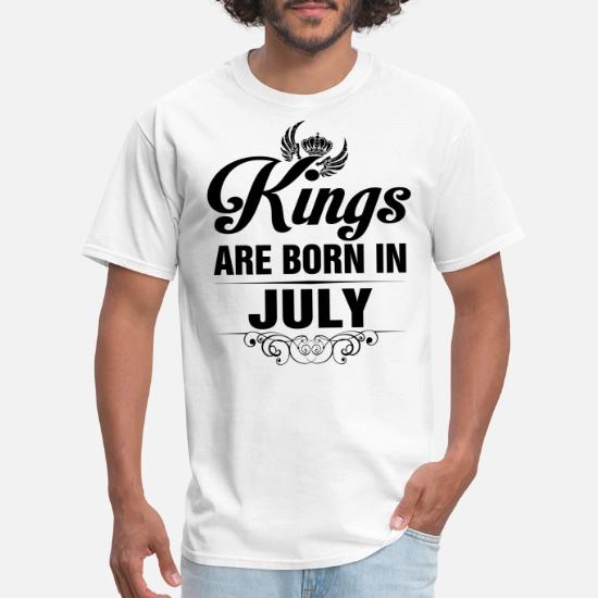 Kings Are Born In July Tshirt' Men's T 